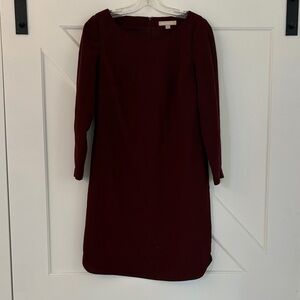 Banana Republic Burgundy Shift Dress